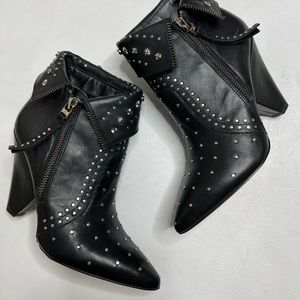 Sam Endelman size 6 boots bootie shoes studs Royce retail $180